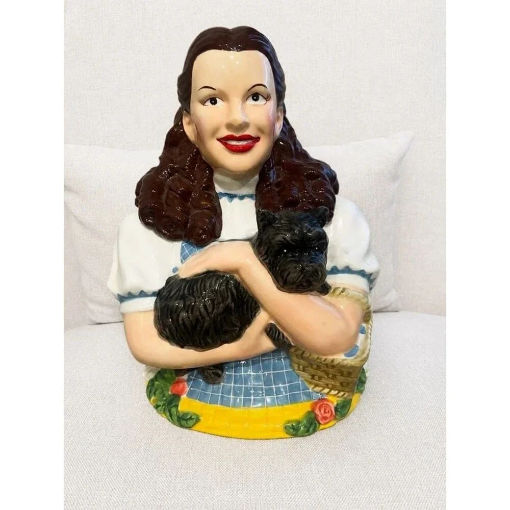 Wizard of Oz Dorothy & Toto Westland Giftware Ceramic Cookie Jar #17238